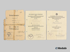 Germany, Heer. A Lot Of Award Documents To Hauptfeldwebel Heinz Pasewaldt