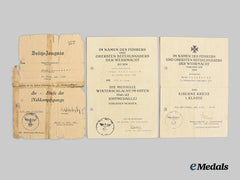 Germany, Heer. A Lot Of Award Documents To Hauptfeldwebel Heinz Pasewaldt