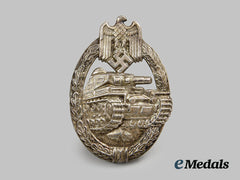 Germany, Wehrmacht. A Mint Panzer Assault Badge, Silver Grade