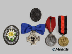 Germany, Third Reich. A Mixed Lot Of Decorations And Insignia