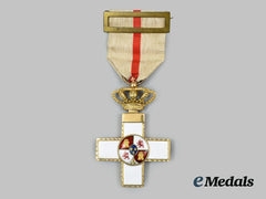 Spain, Kingdom. An Order Of Military Merit, Cross With White Distinction In Gold, C.1865