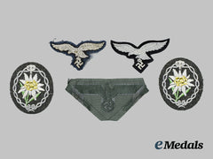 Germany, Wehrmacht. A Mixed Lot Of Uniform Insignia