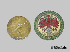 Germany, Third Reich. A Pair Of Badges