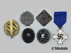 Germany, Third Reich. A Mixed Lot Of Badges And Decorations