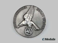 Germany, Luftwaffe. A Jagdgeschwader 6 Table Medal, By Deschler & Sohn