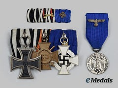 Germany, Third Reich. A Medal And Ribbon Bar For First World War And Civil Service