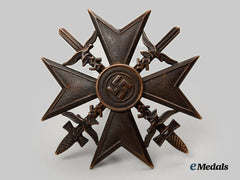 Germany, Wehrmacht. A Spanish Cross, Bronze Grade With Swords