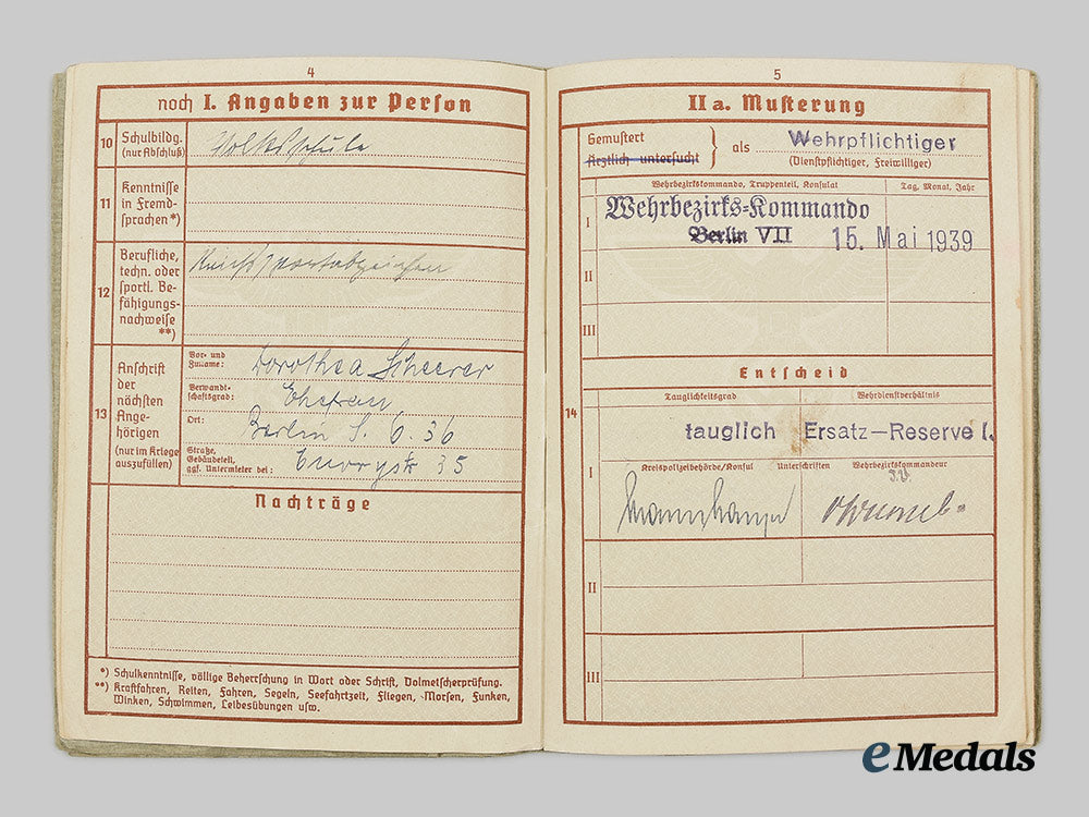 germany,_heer._an_eastern_front_medal_and_wehrpaß_to_obergefreiter_walter_scheerer_ai1_3443