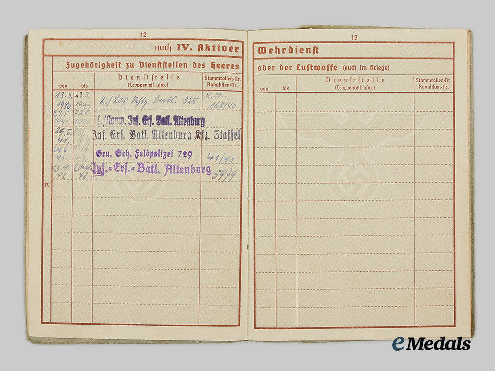 germany,_heer._an_eastern_front_medal_and_wehrpaß_to_obergefreiter_walter_scheerer_ai1_3446