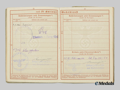 germany,_heer._an_eastern_front_medal_and_wehrpaß_to_obergefreiter_walter_scheerer_ai1_3448