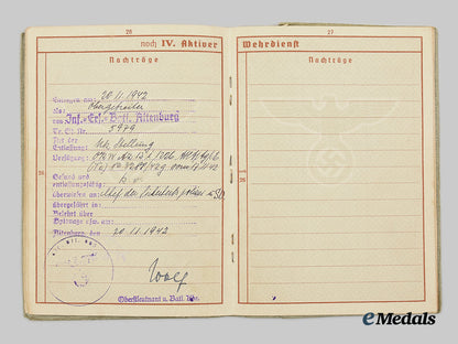 germany,_heer._an_eastern_front_medal_and_wehrpaß_to_obergefreiter_walter_scheerer_ai1_3450