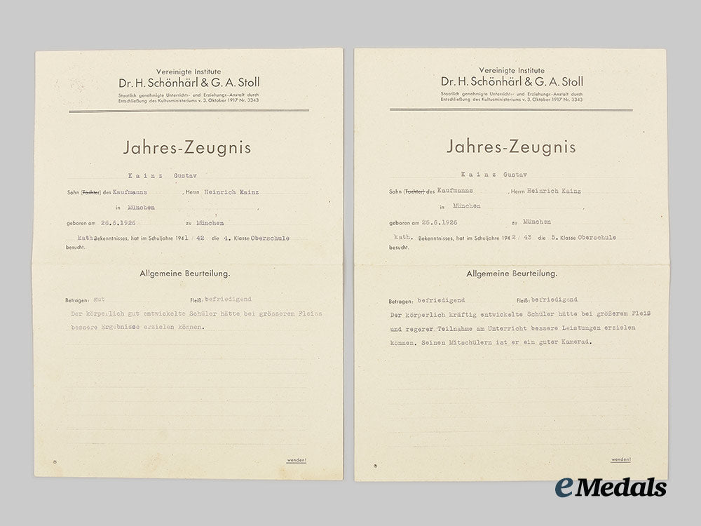 germany,_third_reich._a_mixed_lot_of_paperwork_to_heinrich_and_gustav_kainz,_deschler&_sohn_managers_ai1_3462_1_1_1