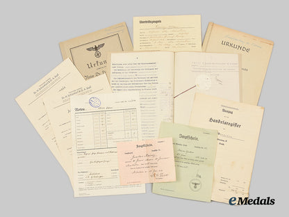 germany,_third_reich._a_mixed_lot_of_paperwork_to_heinrich_and_gustav_kainz,_deschler&_sohn_managers_ai1_3470_1_1_1