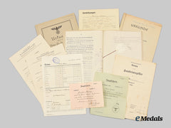 Germany, Third Reich. A Mixed Lot Of Paperwork To Heinrich And Gustav Kainz, Deschler & Sohn Managers