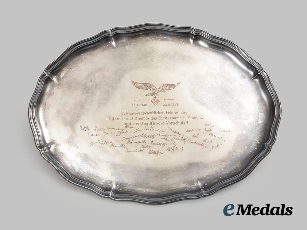 germany,_luftwaffe._a_jagdflieger-_vorschule1_kamenz_commemorative_tray,_by_wmf_ai1_3637