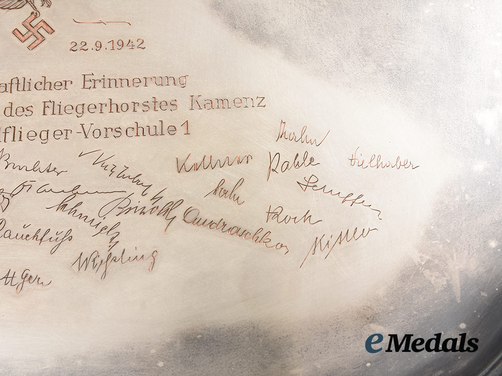germany,_luftwaffe._a_jagdflieger-_vorschule1_kamenz_commemorative_tray,_by_wmf_ai1_3641