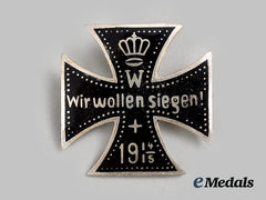 Germany, Imperial. A First World War Iron Cross Propaganda Badge