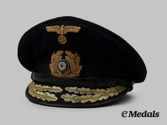 Germany, Kriegsmarine. A Rare Admiral’s Visor Cap