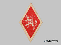 Germany, Luftwaffe. A Rare Lithuanian Auxiliary’s Armband Insignia