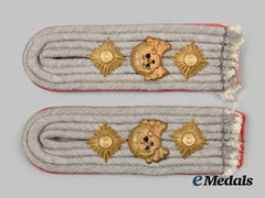 Germany, Heer. A Set Of Panzer Hauptmann Shoulder Boards