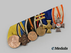 Prussia, Kingdom. A Red Eagle Order Medal Bar For A Veteran Of The German Wars Of Unification, Mounted For Formal Wear
