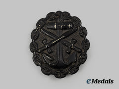 Germany, Imperial. A Naval Wound Badge, Black Grade