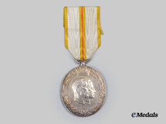 Sweden, Kingdom. A Crown Prince Gustaf’s Silver Wedding Anniversary Medal