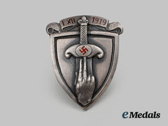 Latvia, Republic. A Silver Military School Graduation Badge