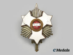 Latvia, Republic. A 1St Liepaja Infantry Regiment Badge, By H.v.glazenaps