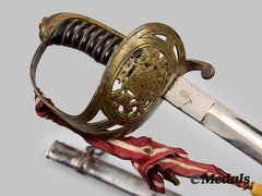 Latvia, Republic. An Army Officer's Sword, By E & F Horster Solingen
