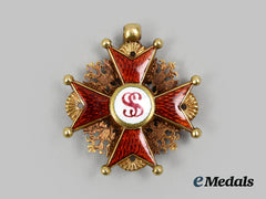 Russia, Imperial. A Miniature Order Of Saint Stanislaus In Gold, Civil Division
