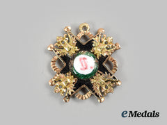 Russia, Imperial. A Miniature Order Of Saint Stanislaus In Gold, Civil Division, C.1860