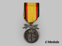 Reuss, Principality. A Merit Medal With Swords