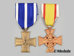 Germany, Imperial. A Pair Of Service Awards