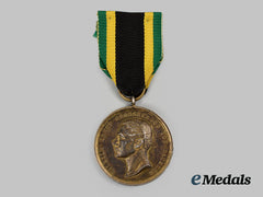 Saxe-Weimar And Eisenach, Grand Duchy. A General Honour Decoration, Military Division, Gold Grade