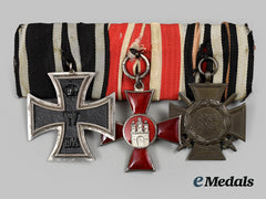 Germany, Imperial. A Medal Bar For A First World War Combatant