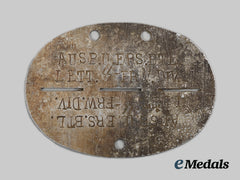 Germany, Ss. A Latvian Legion Identity Disc