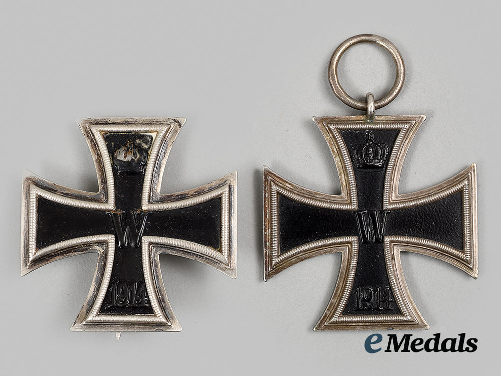 germany,_imperial._a_pair_of1914_iron_crosses,_ii_and_i_class_ai1_6174