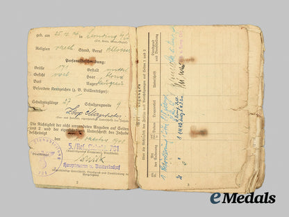 germany,_luftwaffe._a_soldbuch&_flak_badge_award_document_to_obergefreiter_leopold_mayrhofer,_luftwaffe_field_battalion_ai1_6228