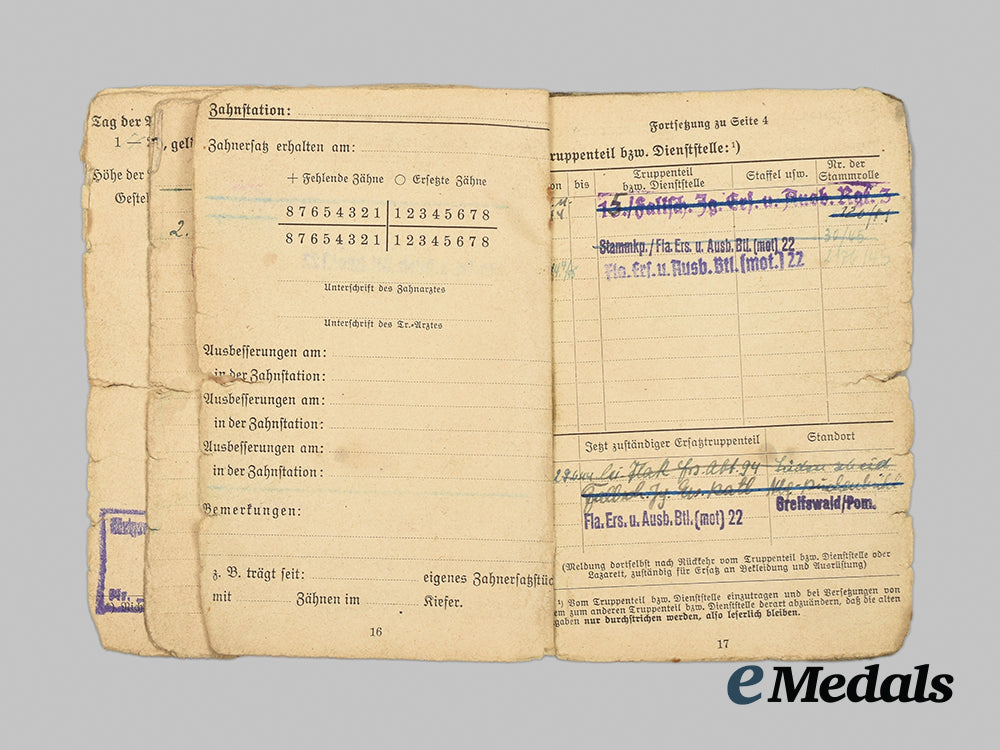 germany,_luftwaffe._a_soldbuch&_flak_badge_award_document_to_obergefreiter_leopold_mayrhofer,_luftwaffe_field_battalion_ai1_6236