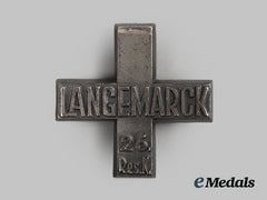 Germany, Third Reich. A Langemarck Cross, With Award Document