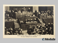 Germany, Third Reich. A Signed Hermann Göring Reichstag Presidency Postcard