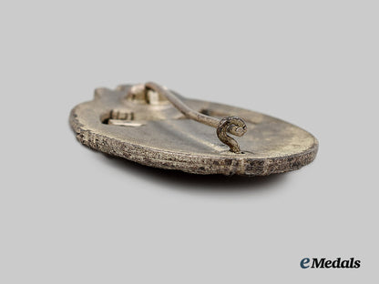 germany,_wehrmacht._a_panzer_assault_badge,_silver_grade,_by_hermann_aurich_ai1_6369