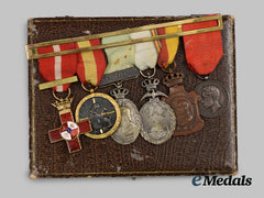 Spain, Kingdom. A Military Merit Medal Bar With Case