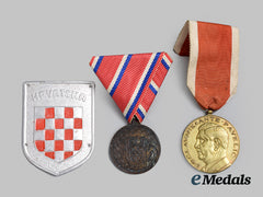 Croatia, Independent State. A Lot Of Croatian Axis Volunteer Awards And Insignia