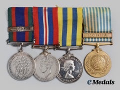 Canada, Commonwealth. A Second War And Korea Medal Bar To Capt. J.a. Leblanc, R.c.i.c