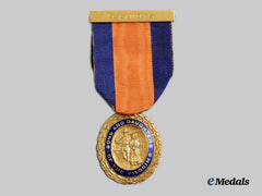 United States. A Sons And Daughters Of The Pilgrims Gold Medal, For Harriet Vaughn Rigdon