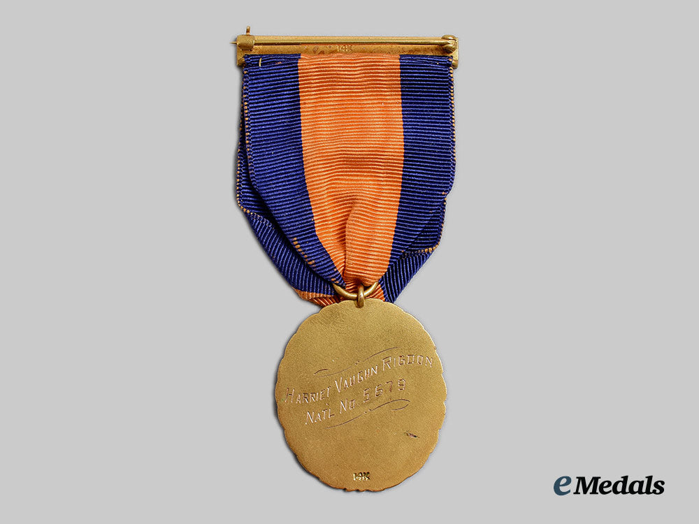 united_states._a_sons_and_daughters_of_the_pilgrims_gold_medal,_for_harriet_vaughn_rigdon_ai1_7407