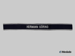 Germany, Luftwaffe. A Mint 1St Fallschirm-Panzer Division Hermann Göring Nco’s Cuff Title