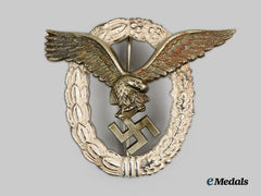Germany, Luftwaffe. A Pilot’s Badge, By Gebrüder Wegerhoff